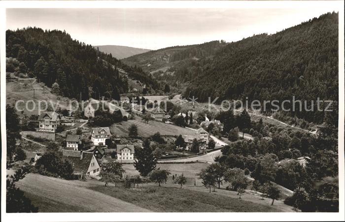 Schoenmuenzach Panorama Kneipp und Luftkurort Murgtal Schwarzwald