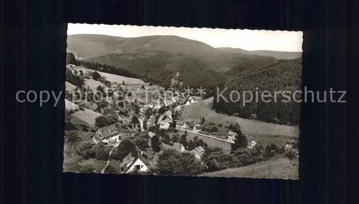 Schoenmuenzach Panorama Kneipp und Luftkurort Murgtal Schwarzwald
