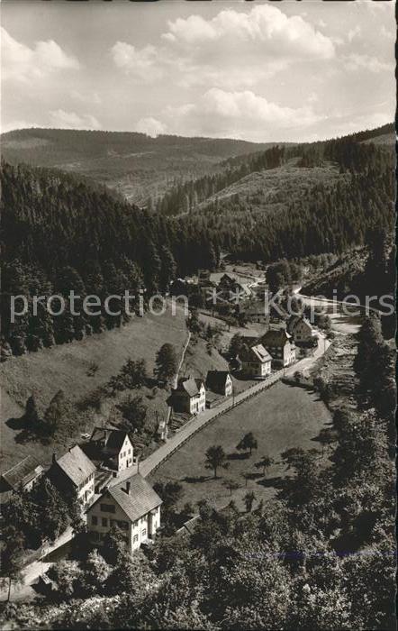Schoenmuenzach Panorama Kneipp und Luftkurort Murgtal Schwarzwald