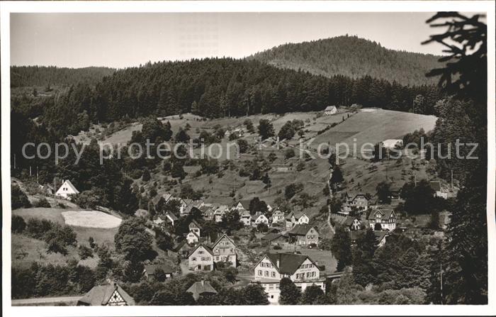 Schoenmuenzach Panorama Kneipp und Luftkurort Murgtal Schwarzwald