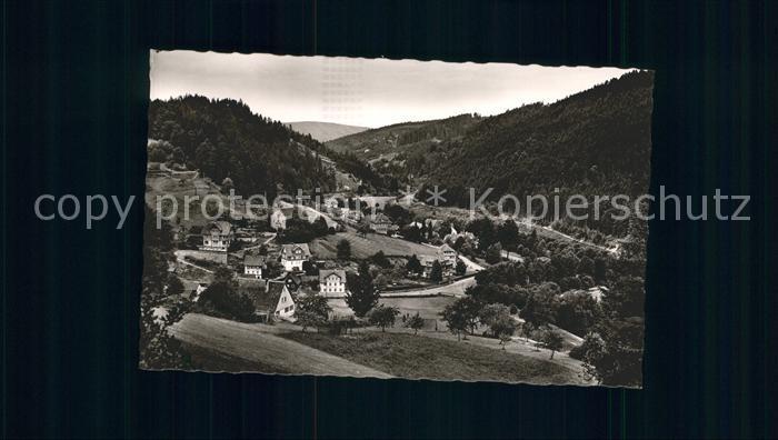 Schoenmuenzach Panorama Kneipp und Luftkurort Murgtal Schwarzwald