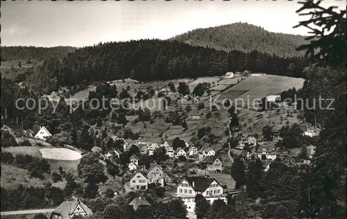 Schoenmuenzach Panorama Kneipp und Luftkurort Murgtal Schwarzwald