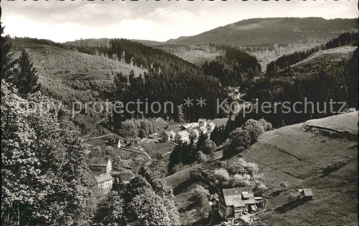 Schoenmuenzach Panorama Kneipp und Luftkurort Murgtal Schwarzwald