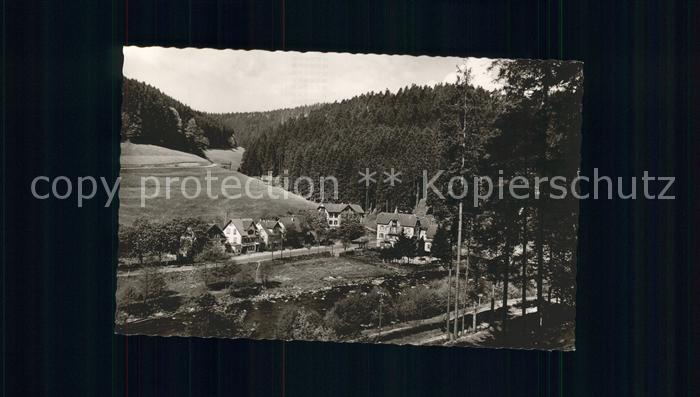 Schoenmuenzach Teilansicht Kneipp und Luftkurort Murgtal Schwarzwald