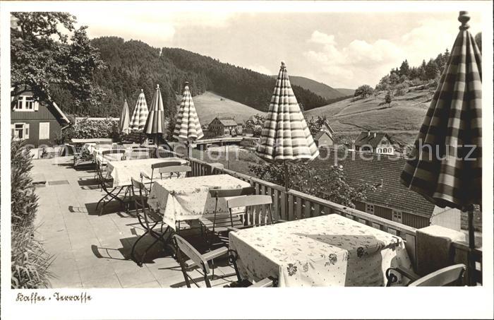 Schoenmuenzach Cafe Pension zum Sommerberg Terrasse Luftkurort Murgtal Schwarzwa