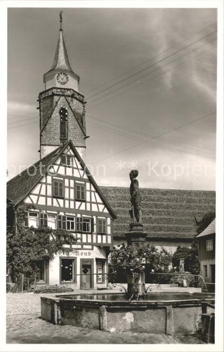 Dornstetten Wuerttemberg Marktplatz Brunnen Luftkurort