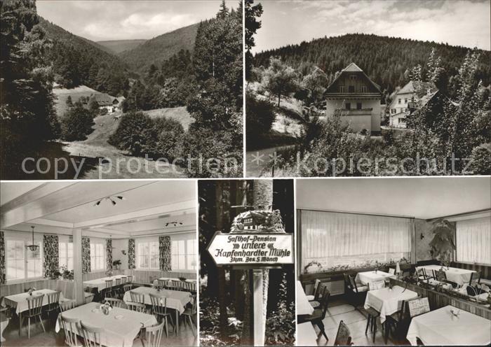Kapfenhardt Gasthof Pension Untere Kapfenhardter Muehle Wegweiser Schwarzwald Br