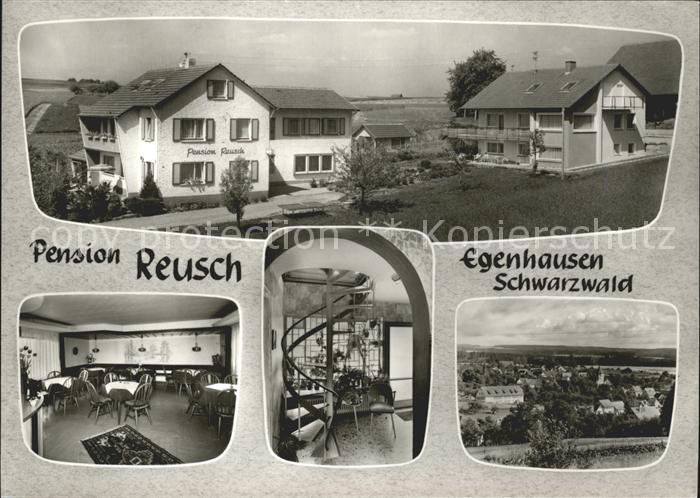Egenhausen Wuerttemberg Pension Reusch Gastraum Wendeltreppe