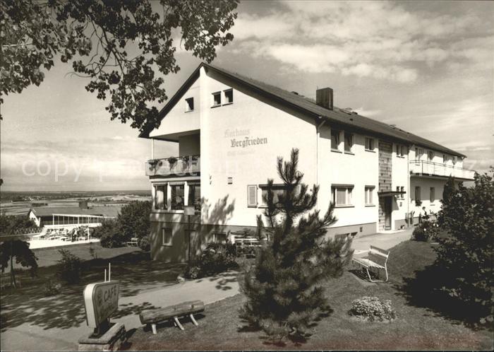 Egenhausen Wuerttemberg Kurhaus Bergfrieden Cafe Restaurant Erholungsort Schwarz