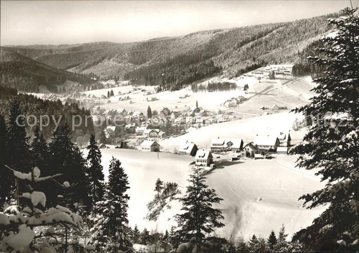Buhlbach Obertal Panorama Sommer und Wintersportplatz Schwarzwald
