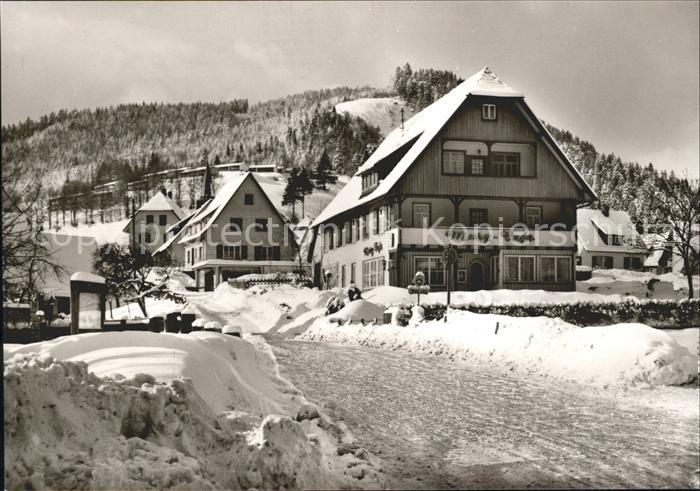 Obertal Baiersbronn Murg Cafe Wintersportplatz Schwarzwald