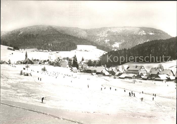 Obertal Baiersbronn Skipiste Luftkurort Wintersportplatz Schwarzwald Gasthof Pen