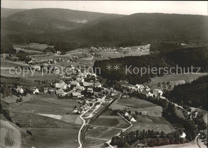 Roet Baiersbronn im Murgtal Fliegeraufnahme