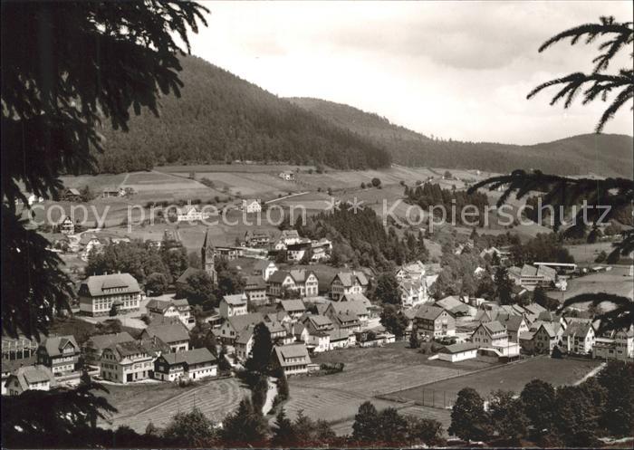 Mitteltal Schwarzwald Gesamtansicht Hoehenluftkurort Wintersportplatz