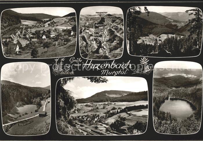 Huzenbach Panorama Luftkurort Murgtal Schwarzwald See Bromsilber