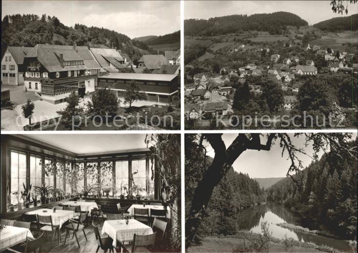 Leinstetten Gasthof Pension Schlossbruecke Partie am Fluss Bromsilber