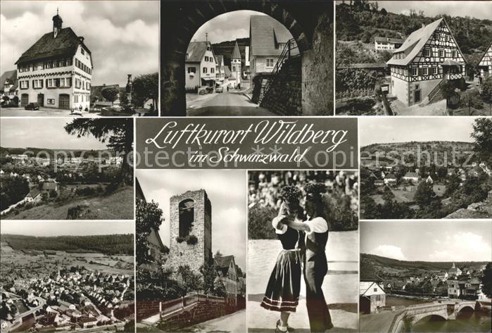 Wildberg Schwarzwald Torbogen Fachwerkhaus Turm Nagold Bruecke Tanz Trachten