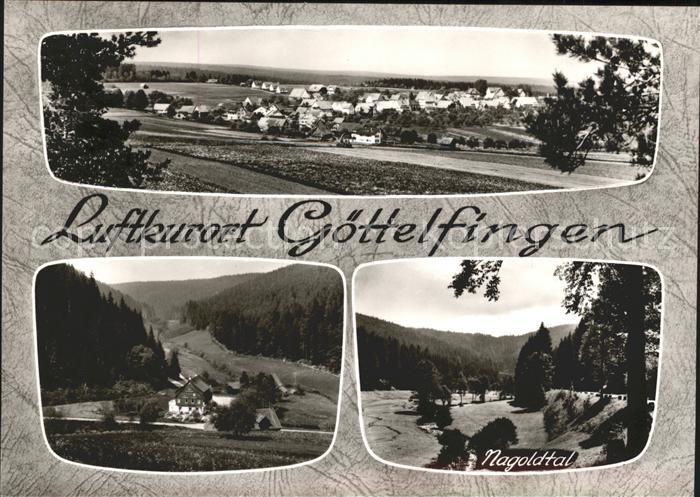 Goettelfingen Seewald Schwarzwald Panorama Luftkurort Schwarzwald Gasthof Pensio