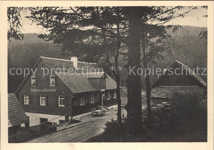 Hinterlangenbach Baiersbronn Gasthaus zum Auerhahn Luftkurort Schwarzwald