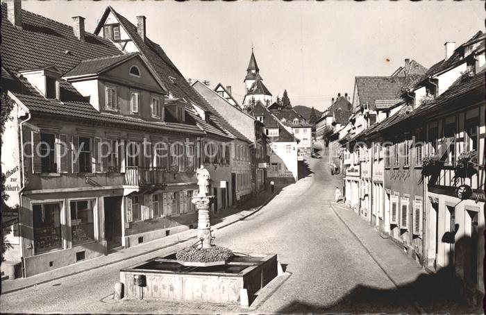 Gernsbach Marktplatz Brunnen