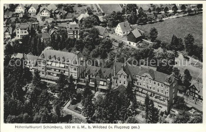 Schoemberg Schwarzwald Fliegeraufnahme