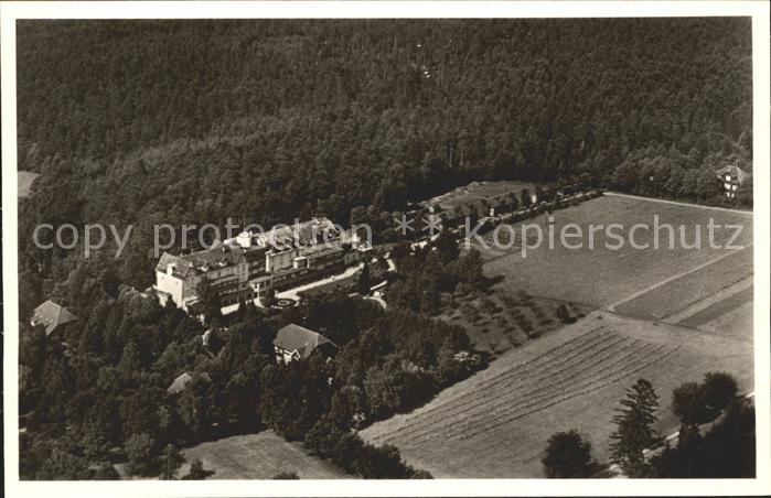 Schoemberg Schwarzwald Neue Heilanstalt Fliegeraufnahme