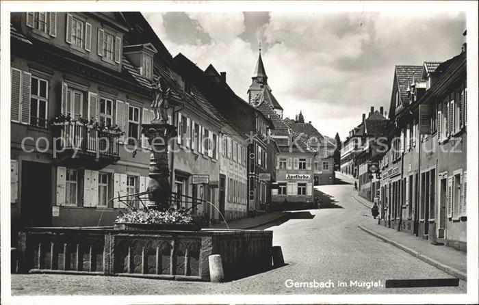 Gernsbach Marktplatz Brunnen