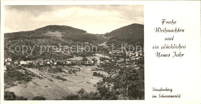 Staufenberg Gernsbach Glueckwuensche Weihnachten Neues Jahr