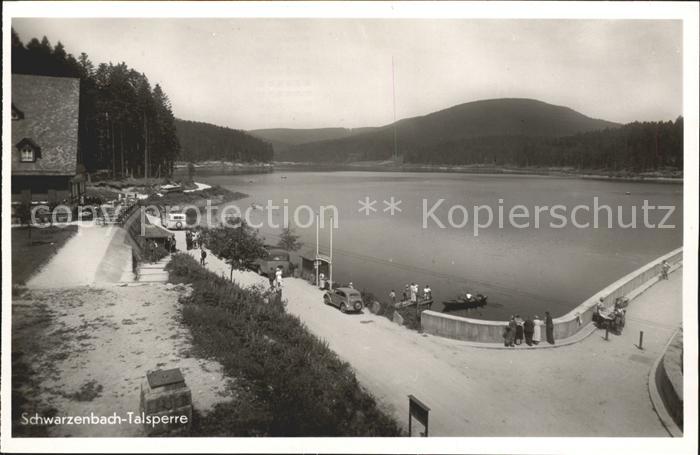 Schwarzenbachtalsperre Boot Autos Gasthof