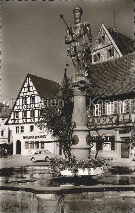 oehringen Hohenlohe Marktplatz Brunnen