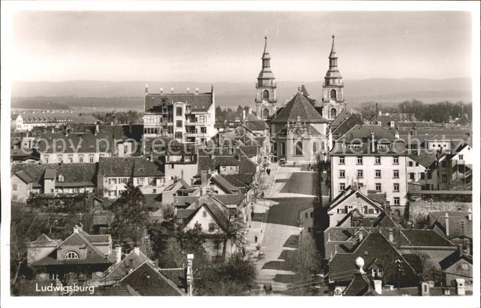 Ludwigsburg Stadtkirche Strassenansicht