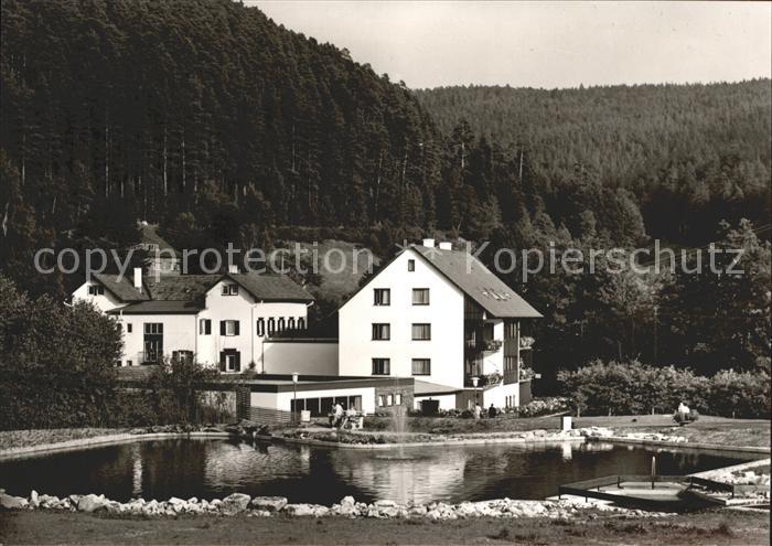 Enzkloesterle kl. See Haeuser Brunnen