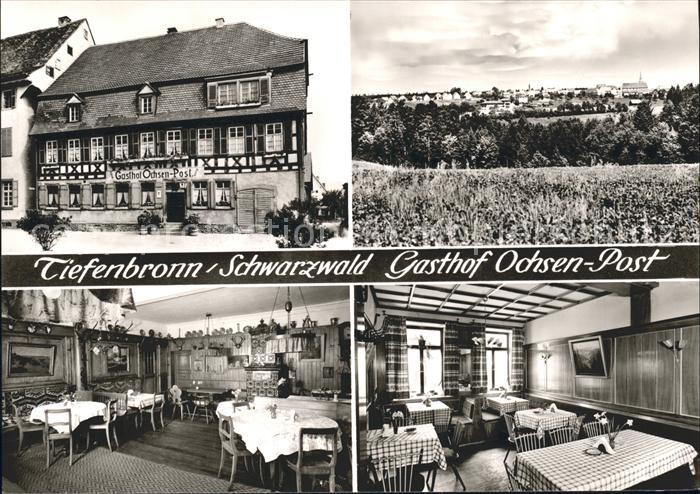 Tiefenbronn Gasthof Ochen-Post Ortsansicht