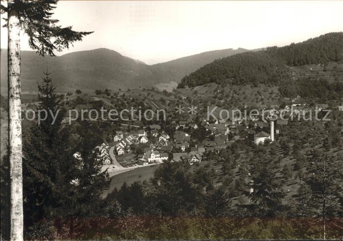 Lautenbach Gernsbach Ortsansicht Gasthof Pension Sonne