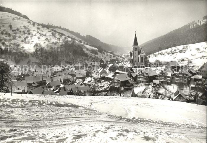 Reichental Ortsansicht Gasthof Gruener Baum
