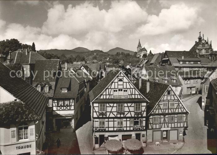 Gernsbach Gasthof z. Traube Strassenansicht