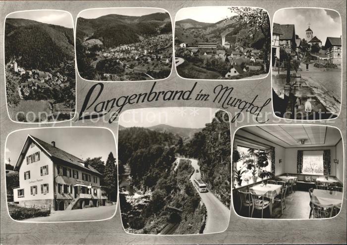 Langenbrand Forbach Teilansichten Gasthaus Murgtaeler Hof