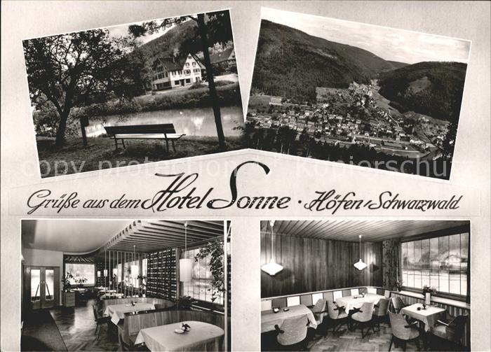 Hoefen Enz Hotel Sonne Teilansichten
