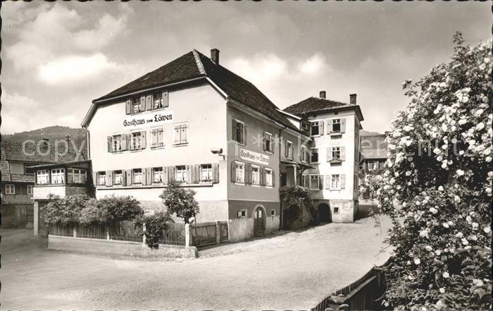Forbach Baden Gasthaus Pension z. Loewen