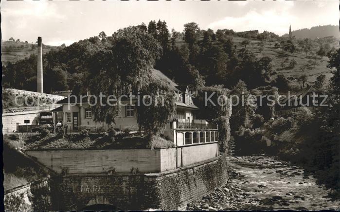 Weisenbach Murgtal Papierfabrik Werk Wolfsheck