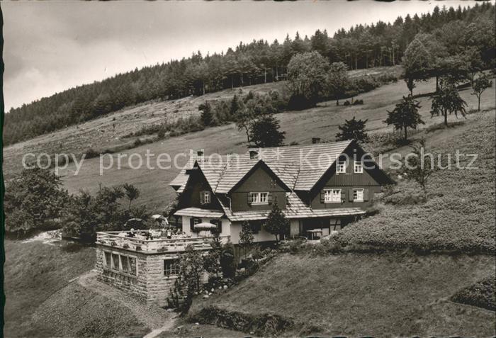 Brandmatt Schwarzwald Gaststaette Pension Brigittenschloss