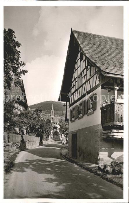 Sasbachwalden Achern Ortenaukreis BW Dorfstrasse