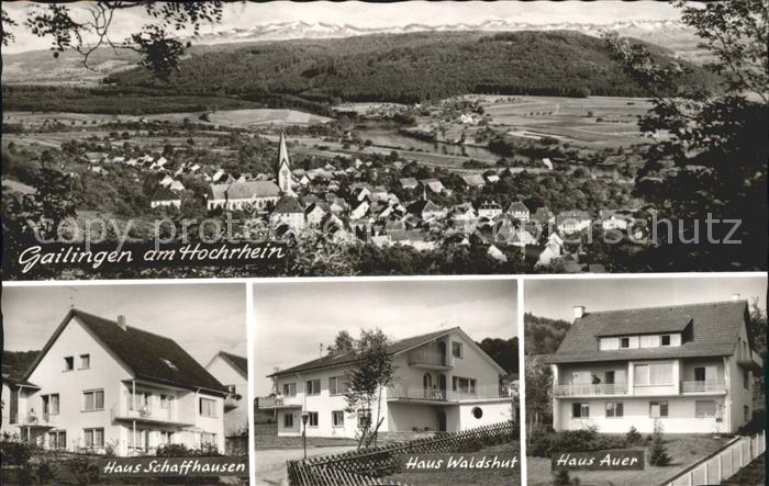 Gailingen Haeuser Schaffhausen Waldshut Auer