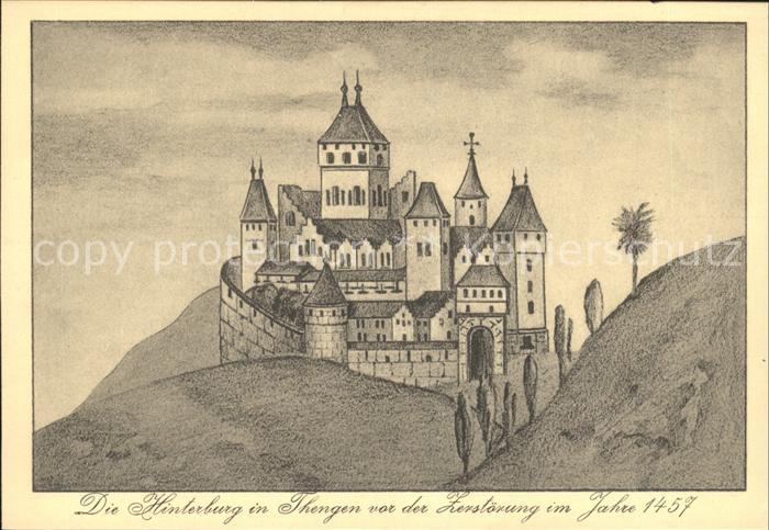 Tengen Hinterburg vor der Zerstoerung