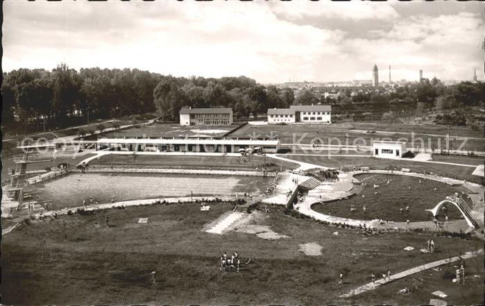 Kehl Rhein Jugendherberge Haus der Jugend Staedl. Schwimmbad