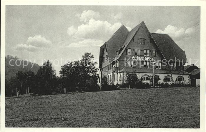 Freiburg Breisgau Erholungsheim Luisenhoehe