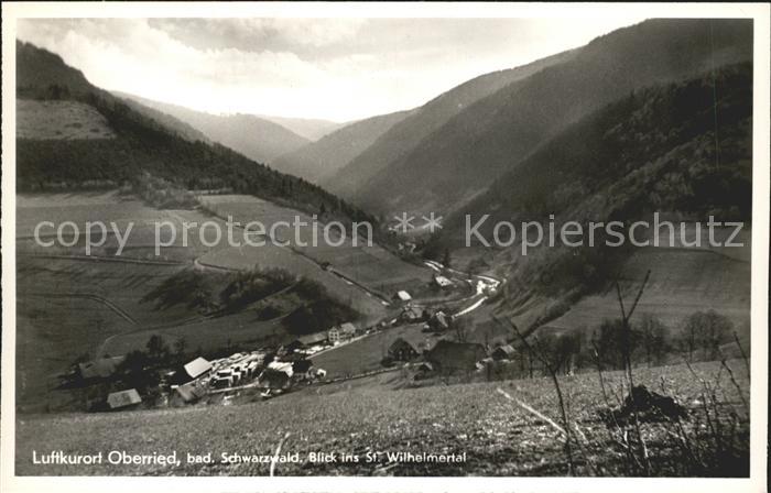 Oberried Breisgau Blick ins St. Wilhelmertal