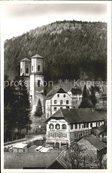 Frauenalb Gasthaus Pension zum Koenig v. Preussen Klosterruine