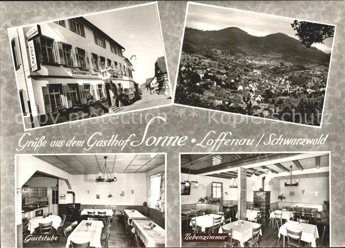 Loffenau Bad Herrenalb Gasthaus-Pension- Metzgerei z. Sonne Gaststube Nebenzimme