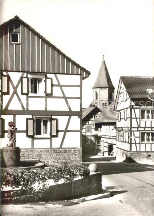 Loffenau Bad Herrenalb Brunnen Strassenansicht